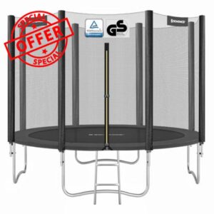SONGMICS Children's Outdoor Trampoline Diameter 183/244/305/366/427 cm