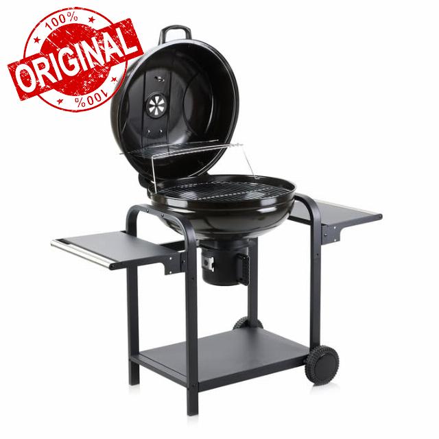 Fire Mountain Teide Kettle Charcoal BBQ – 57cm Garden Grill for 3–6 People with Enamel-Coated Steel Body