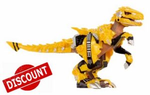 Armor-Up Yellow Raptor Dinosaur Blaze - Action Figure