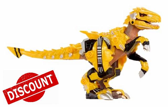 Armor-Up Yellow Raptor Dinosaur Blaze - Action Figure