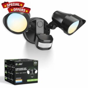 ALUSSO 30W 3000LM LED Security Light Outdoor Motion Sensor