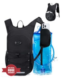 Hydration Backpack with 2L Water Bladder