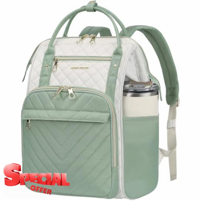 KROSER Laptop Backpack for Women 17 Inch Business