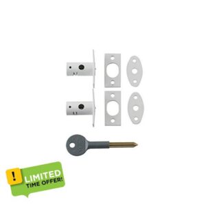 Yale Locks 8001 Security Bolts White Finish Visi Pack (2 Pack)