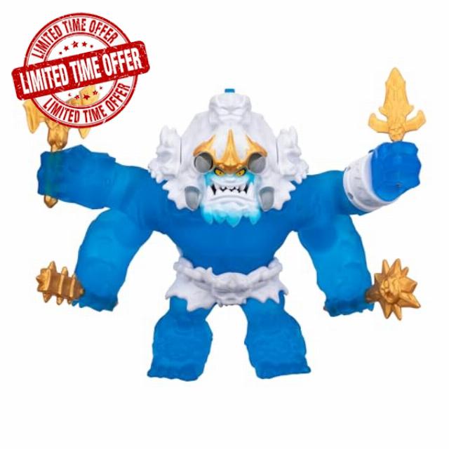 Goo Jitzu King Frostbite 10 inch action figure with 35+ Phrases and Lights