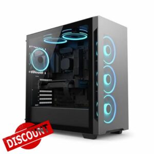 Intel i5 Gaming PC Desktop Tower with RGB Case | 16GB DDR4