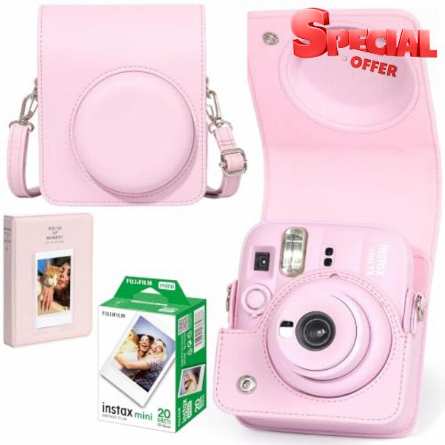 Mini 13 Instant Camera Starter Kit For Fuji Instax Mini 13 Candy Pink Kit Includes Mini Instant Film 20 Photos