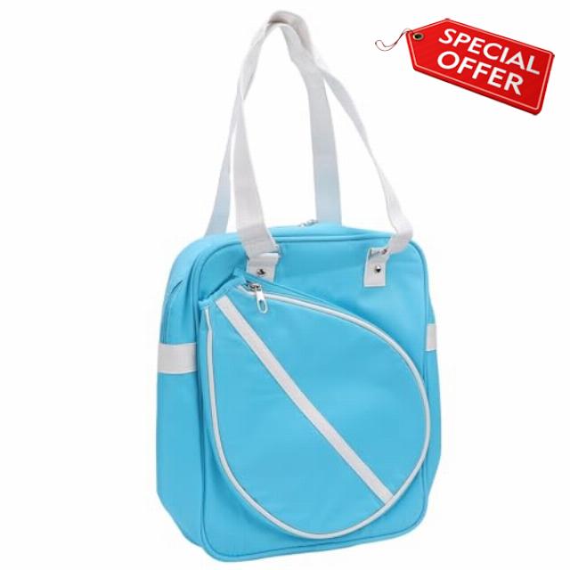 Badminton Shoulder Bag Organized Storage Water Resistant with Laptop Compartment for Active Badminton Enthusiasts Nylo
