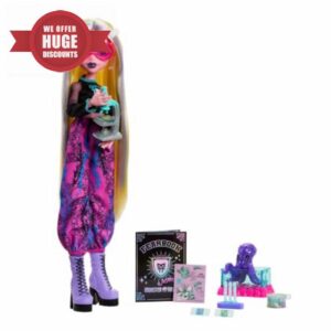 Monster High Fearbook Lagoona Blue Doll and Accessories Set with Marine Biology Theme including Varsity Jacket