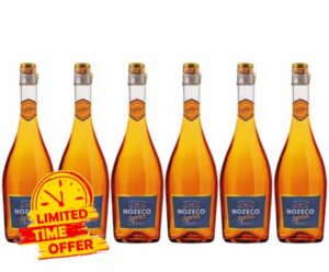 Nozeco - Spritz Alcohol Free Sparkling Drink made from alcohol-removed Wine - Natural Flavour - Vegan - Case of 6 (6 x 0.75 L) Sparkling Wine