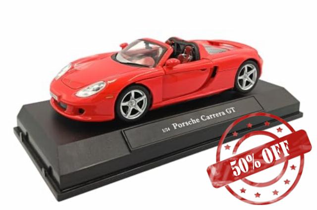OPO 10 - Miniature car compatible with Porsche Carrera GT Red 1:24 scale - Cararama 848269