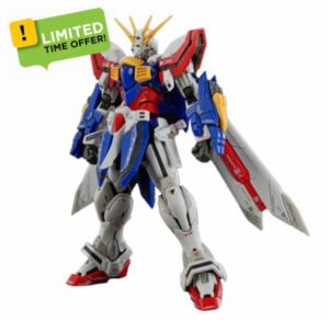 Bandai Hobby RG 1/144 God Gundam Model Kit Gunpla | Highly detailed Gundam model featuring advanced engineering