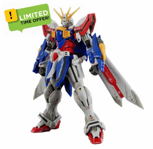 Bandai Hobby RG 1/144 God Gundam Model Kit Gunpla | Highly detailed Gundam model featuring advanced engineering