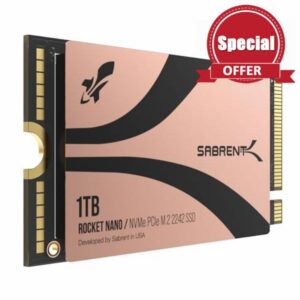 SABRENT Rocket 2242 1TB NVMe SSD