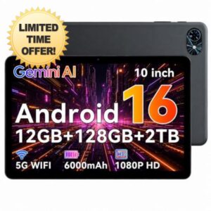 10 Inch Android 16 Tablet with GEMINI AI 2.0