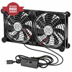 ELUTENG USB C Dual Fan 120mm