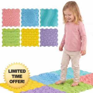 COSTWAY 6 PCS Tactile Sensory Mats