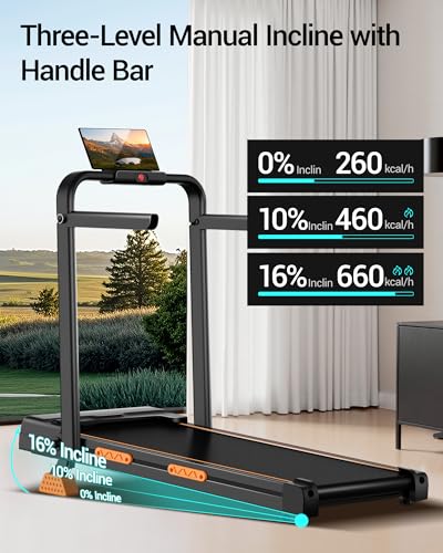10-12KM/H Under Desk Treadmill for Home | 3.0HP Powful Motor