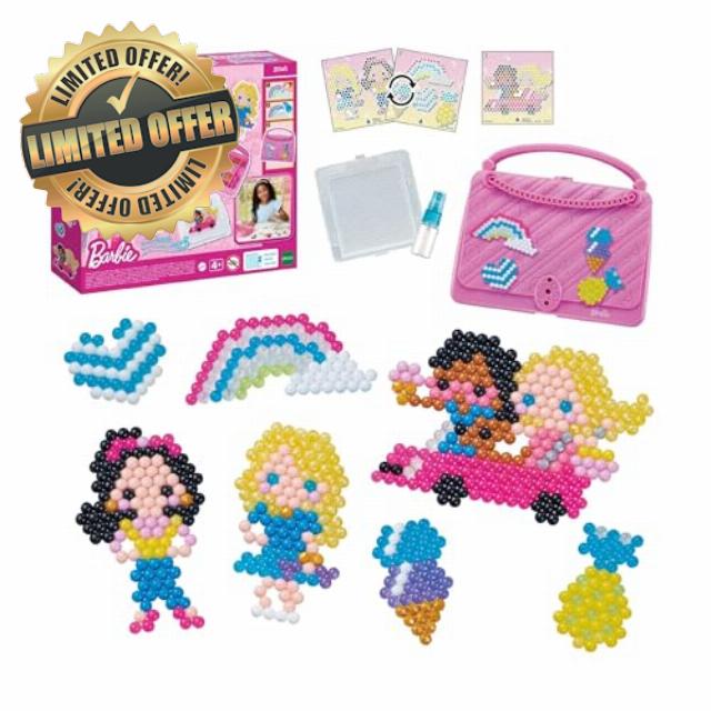 Aquabeads - Barbie Starter Craft Kit 35145 - Arts & Crafts Bead Activity Toy
