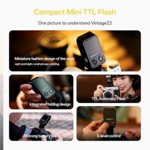 Foldable Mini Flash Light with 2s Recycle