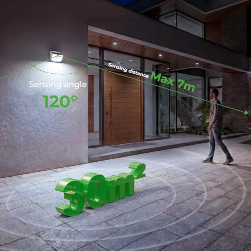 Upgraded 5000K Neutral Outdoor Solar Light