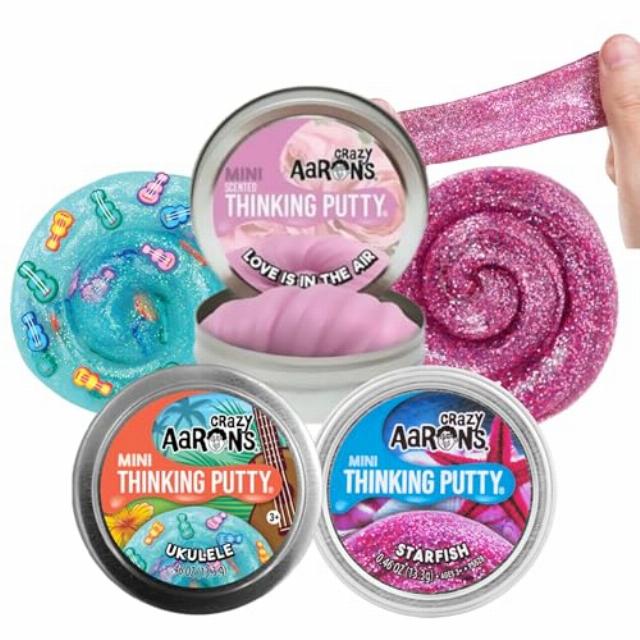 Crazy Aaron's Mini Scented Putty Collection 3 Pack – Love is in The Air