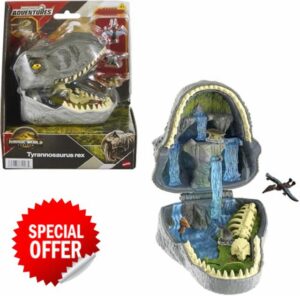 ​Mattel Jurassic World Rebirth Micro Adventure Playset