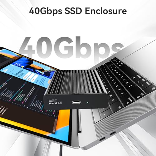 USB4 NVMe Enclosure Compatible with Thunderbolt 4/3