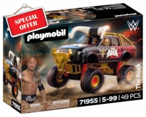 Playmobil | WWE® | WWE The Rock Monster Truck | Monster Truck with Suspension