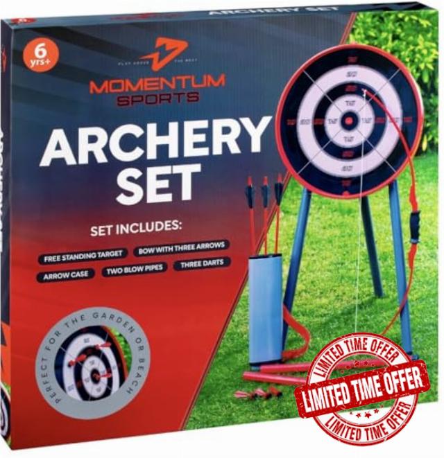 New||Momentum Sports Archery Set with Bow