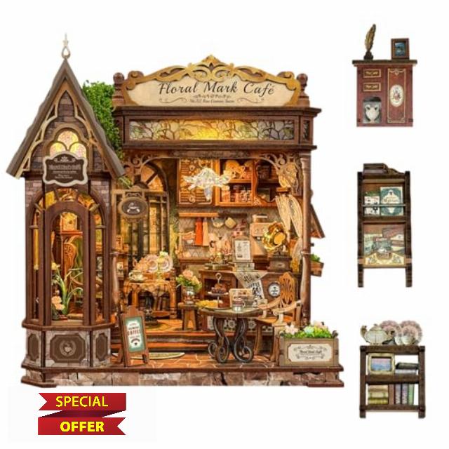 3D Wooden Puzzle DIY Dollhouse Kit