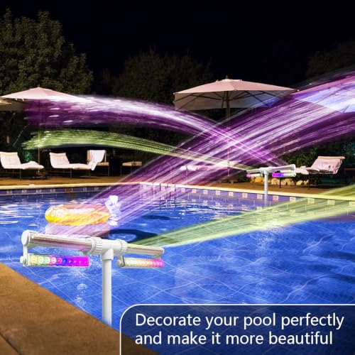 Rechargeable Plastic Water Feature for Above Ground and In-Ground Swimming Pools