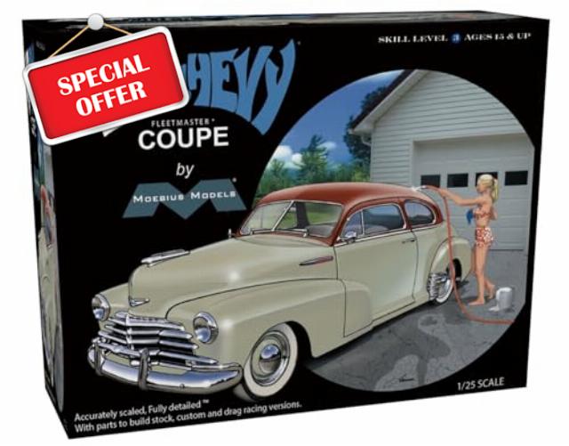 Mobius Model 1/25 1947 Chevrolet Fleetmaster Coupe Ply Model MOE2302
