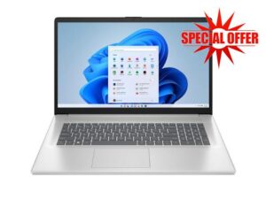 HP 17-cn3010na Laptop 17.3" IPS Core i7-1355U 16GB RAM 1TB SSD Iris Xe Graphics Windows 11 (Renewed)