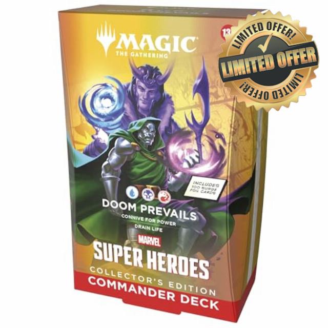 Magic: The Gathering | Marvel Super Heroes Collector’s Edition Commander Deck - Doom Prevails