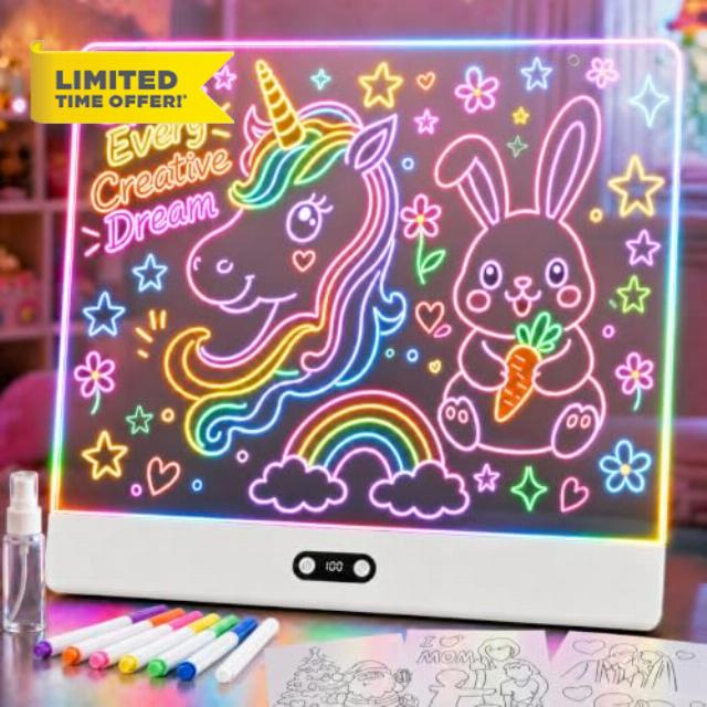 LED Drawing Board for Kids