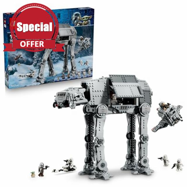 LEGO Star Wars 75454 Imperial Remnant AT-AT with INT-4 Toy - The Mandalorian and Grogu Model w/Shuttle