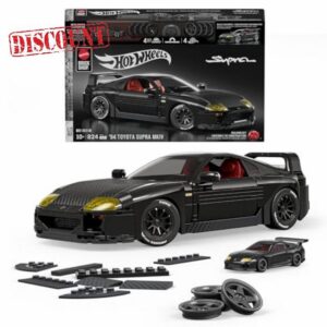 Mattel Brick Shop Hot Wheels '94 Toyota Supra MKIV Building Toy Kit | 824 Pieces