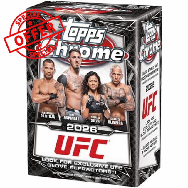 2026 Topps Chrome UFC - Factory Sealed - Value Box