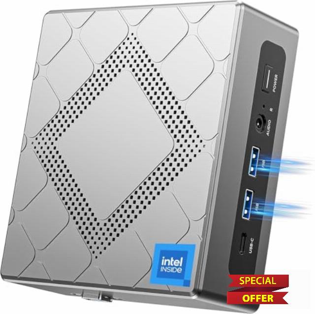NiPoGi CK10 Mini PC Windows 11 Pro Ιntel Core i5-12600H(12C/16T