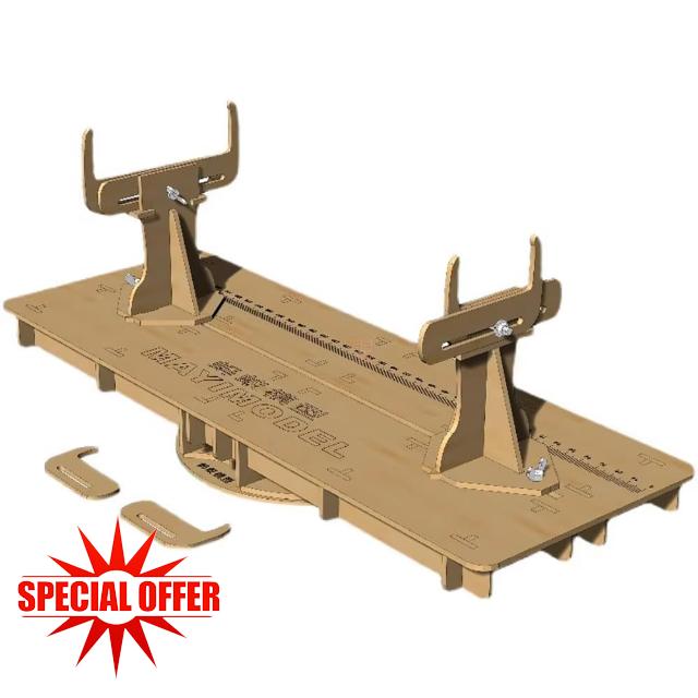 DIY Ship Model Making Auxiliary Bracket Construction Support Platform Wooden Assembly Stand for Simulation Warship Sailboa