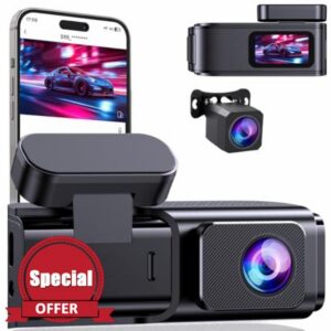 Dash Cam Front and Rear 2.5K+1080P