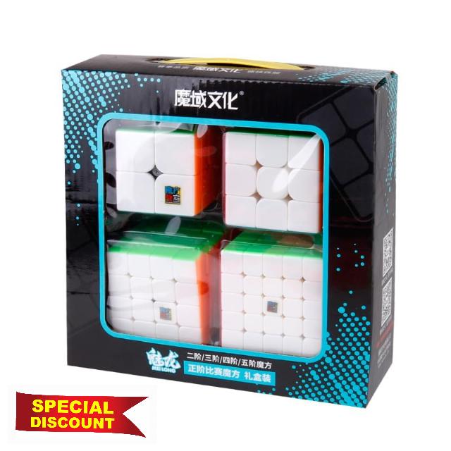 Moyu Meilong 2x2 3x3 4x4 5x5 Cube Set Gift Box Magic Cube Bundle