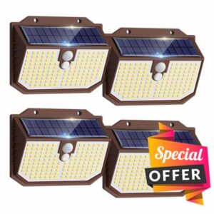 4 Pack Solar Security Lights