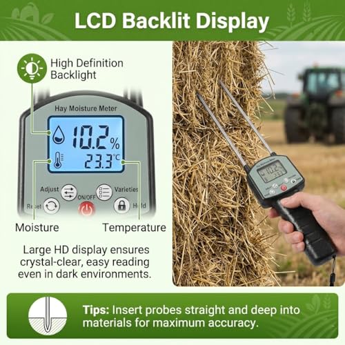 High Accuracy Hay Moisture Meter