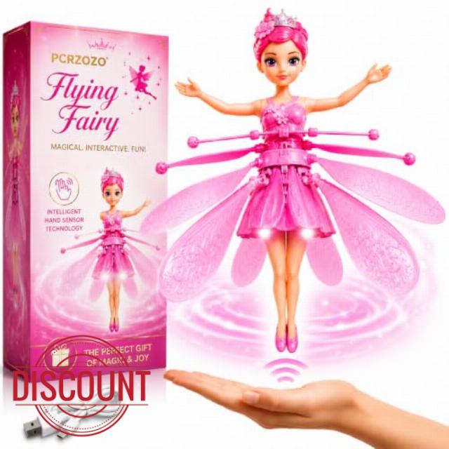 PCRZOZO Flying Fairy Doll for Girls