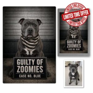Personalised Pet Mugshot Jigsaw From Photo and Custom Text