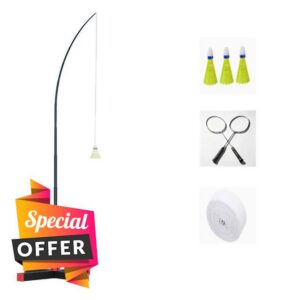 Solo Badminton Trainer With Elastic String