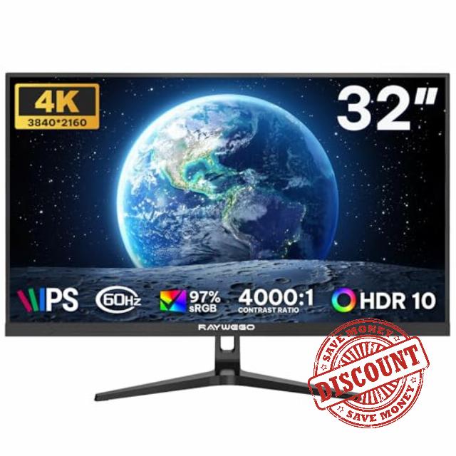 Raywego 32-Inch 4K UHD Gaming Monitor