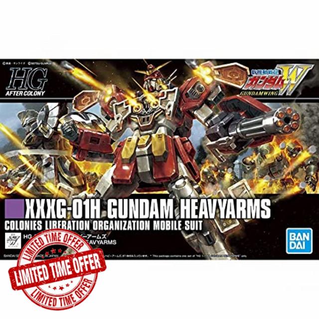 Bandai Hobby HGAC 1/144 Gundam Heavyarms Model Kit | Popular Gundam kit series offering detailed designs